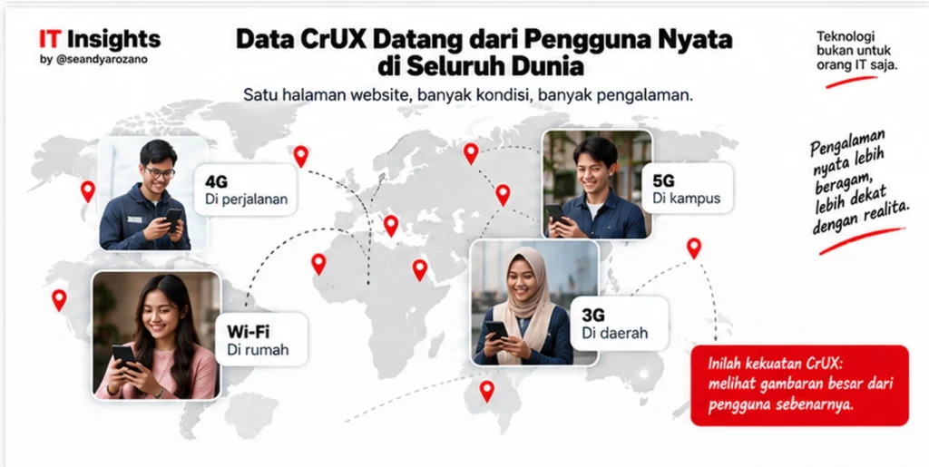 Data CrUX dari pengguna nyata